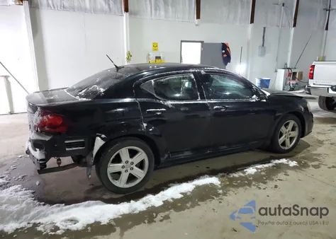 2013 Dodge Avenger Se from USA, damaged, VIN 1C3CDZAB7DN665027